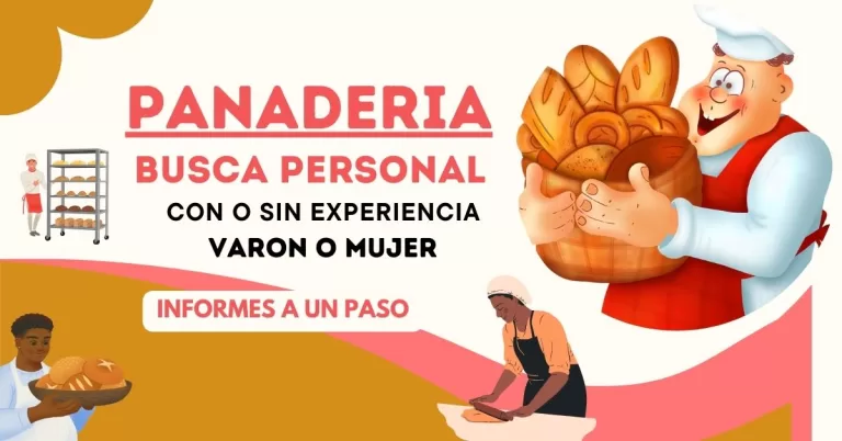 Trabaja en Panadería de lunes a viernes, Aplica Hoy.